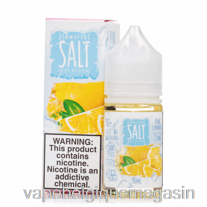 Vape Belgique Limonade Rose Glacée - Sels Skwezed - 30ml 50mg